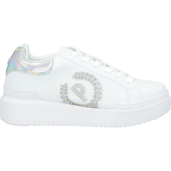 sneakers Pollini bianco tinta unita