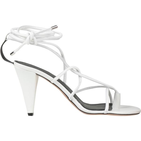 infradito Isabel Marant bianco tinta unita