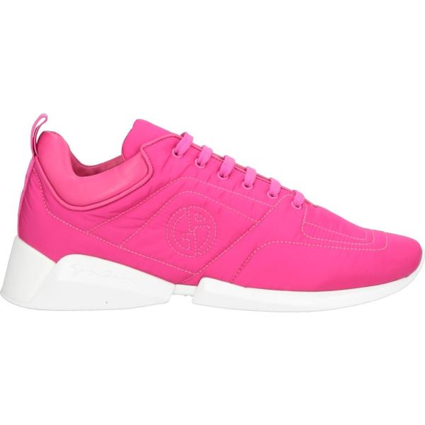 sneakers Giorgio Armani rosa tinta unita