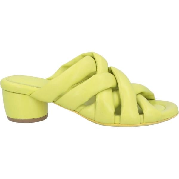 sandali in pelle Marsèll verde tinta unita