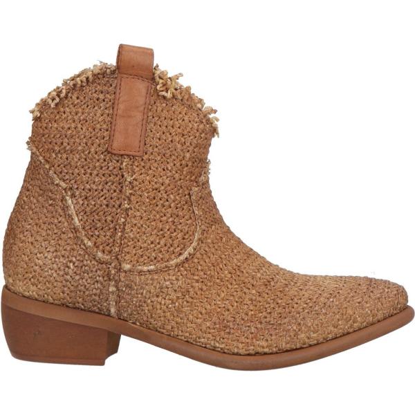 stivaletti texani Zoe marrone tinta unita