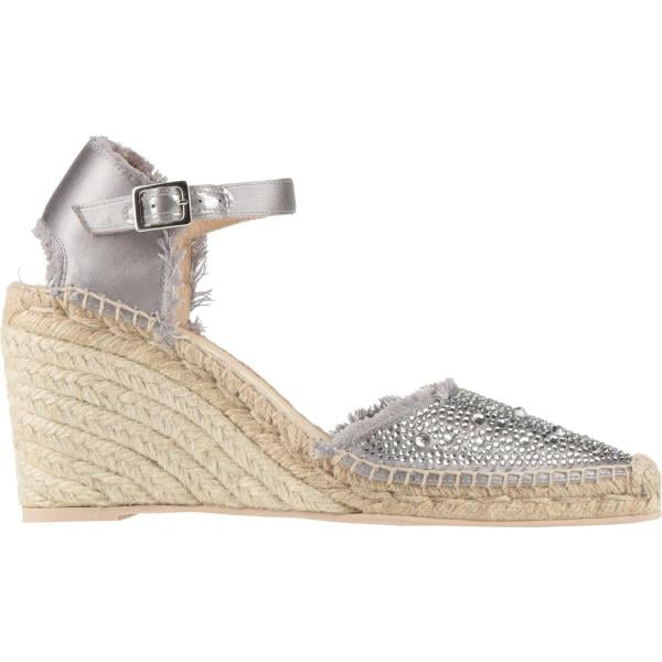 Espadrillas da donna in beige sabbia con fibbia Ras Ras