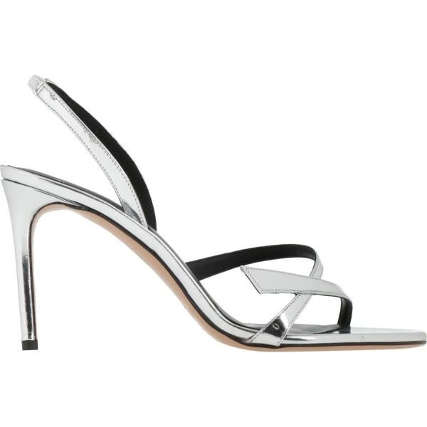 sandali in pelle Alexandre Birman grigio tinta unita