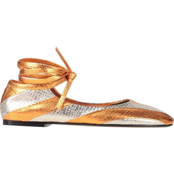ballerine La Double J bianco a righe