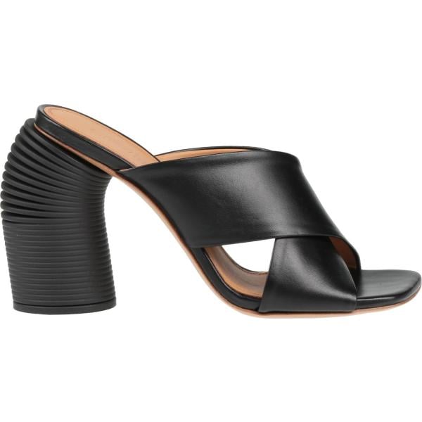 sandali in pelle Off-White™ grigio tinta unita