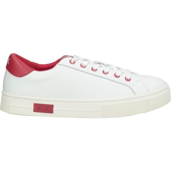 sneakers Armani Exchange bianco tinta unita