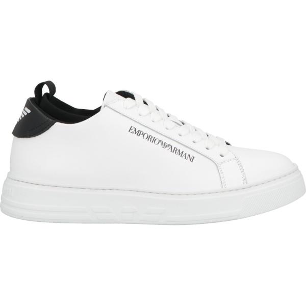 sneakers Emporio Armani bianco tinta unita