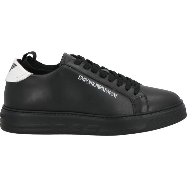 sneakers Emporio Armani nero tinta unita