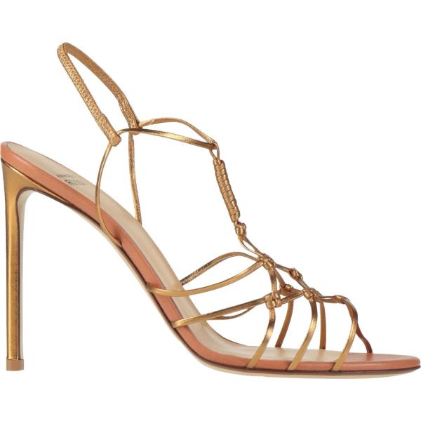 sandali in pelle Francesco Russo bianco tinta unita