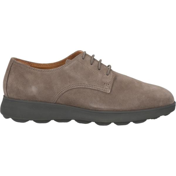scarpe stringate Geox grigio tinta unita