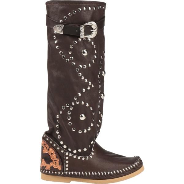 stivali LdiR LARTIGIANO DI RICCIONE marrone tinta unita