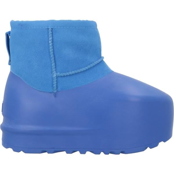 Stivaletti da donna in azzurro effetto scamosciato senza tacco a punta tonda Ugg Ugg