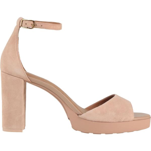 sandali in pelle Geox marrone tinta unita