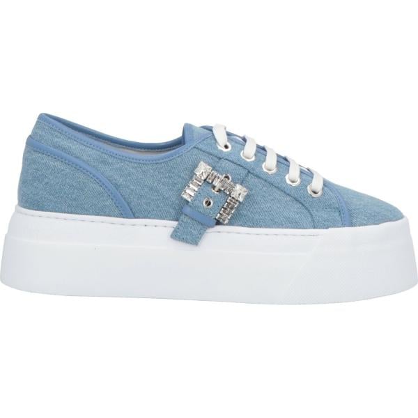 sneakers Sergio Rossi blu tinta unita
