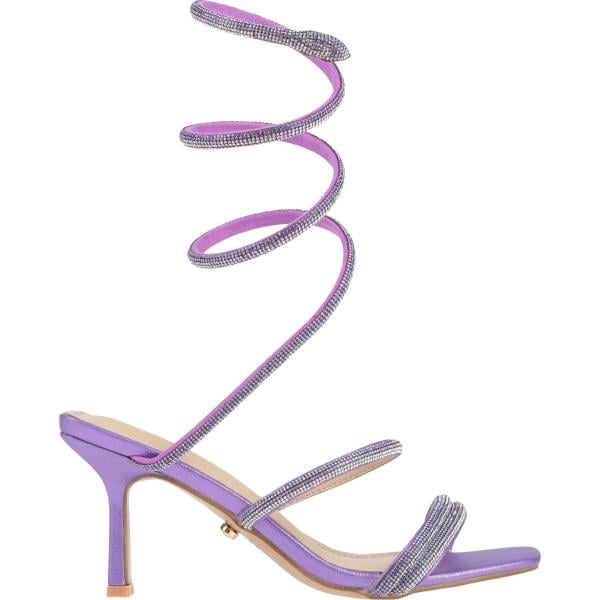 sandali col tacco Twenty Four Haitch bianco tinta unita