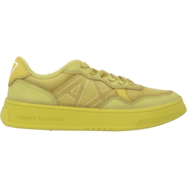 sneakers Armani Exchange giallo tinta unita