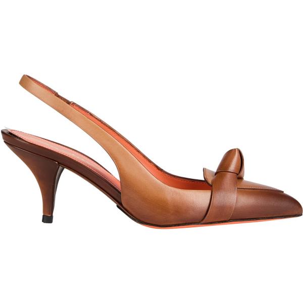 décolleté Santoni bianco tinta unita