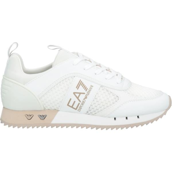 sneakers Ea7 bianco tinta unita
