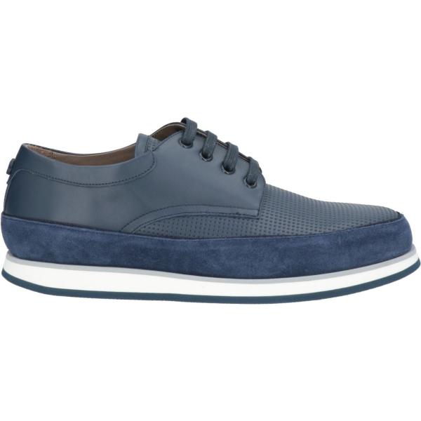 scarpe stringate Baldinini blu tinta unita