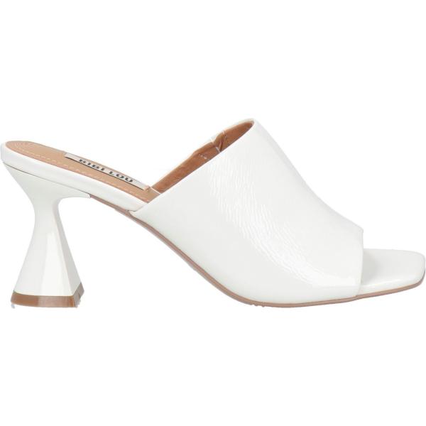 sandali in pelle Bibi Lou bianco tinta unita