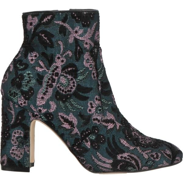 stivaletti Stuart Weitzman nero a fiori