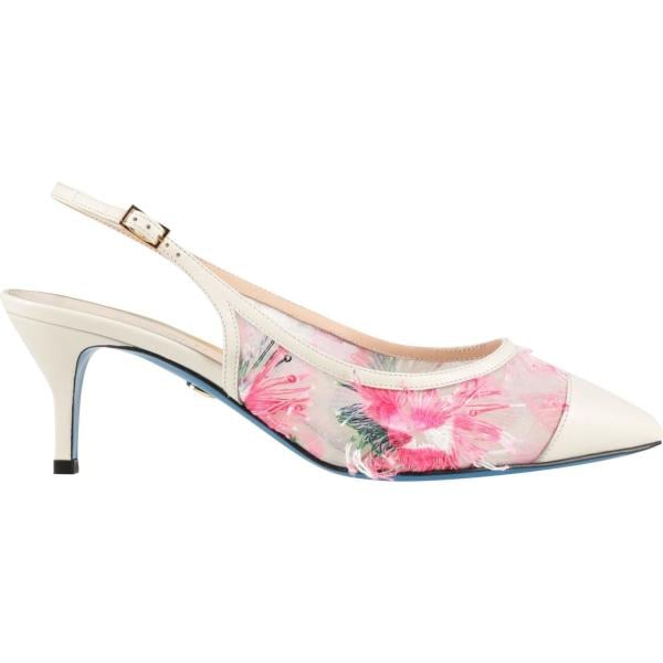 décolleté Loriblu bianco a fiori