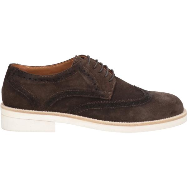 scarpe stringate Morini marrone tinta unita