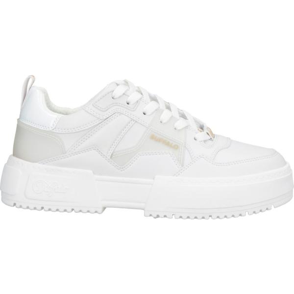 sneakers Buffalo bianco tinta unita