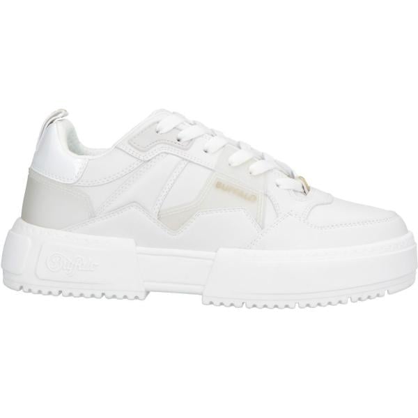 sneakers Buffalo bianco tinta unita
