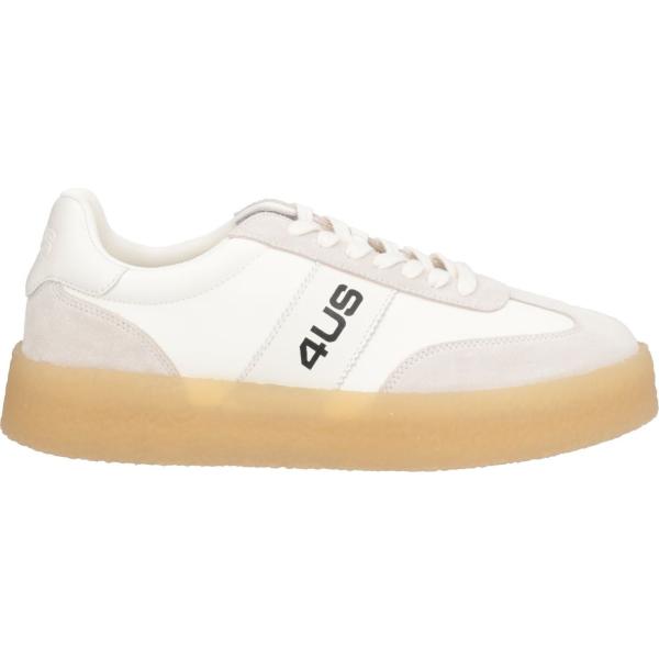 sneakers Paciotti 4Us bianco tinta unita
