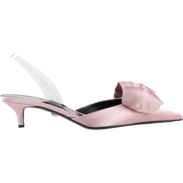 décolleté Versace bianco tinta unita