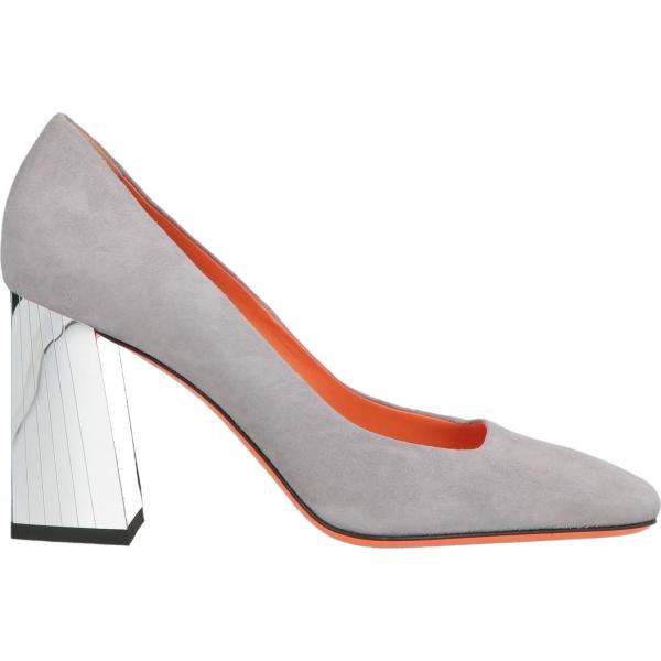 décolleté Santoni bianco tinta unita