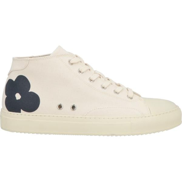 sneakers alte Lardini bianco con stampe