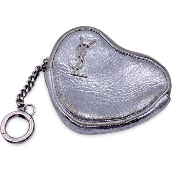 portafogli Saint Laurent grigio