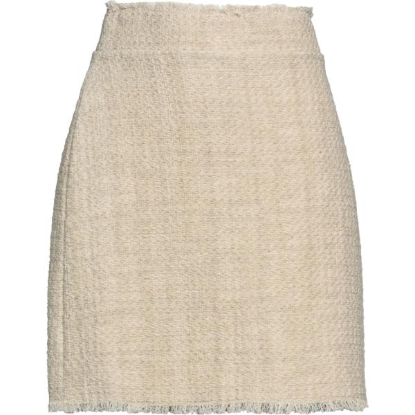 minigonne Pinko marrone tinta unita