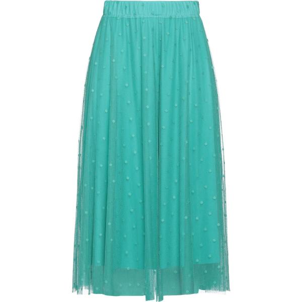 gonne longuette Pepita verde a pois