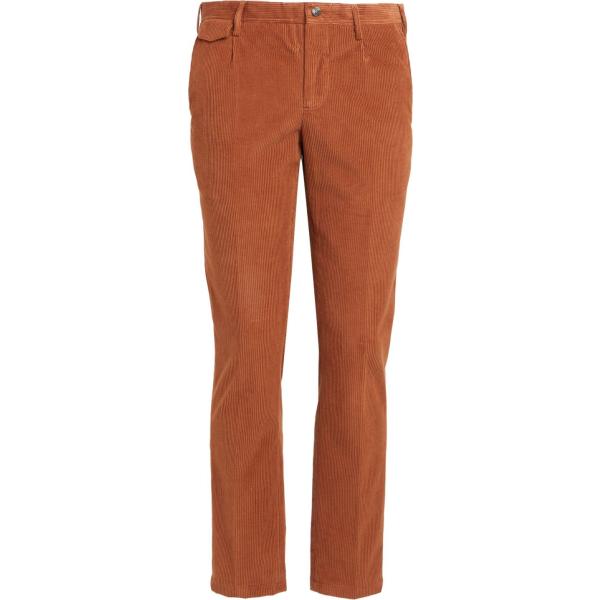 pantaloni Tommy Hilfiger marrone tinta unita