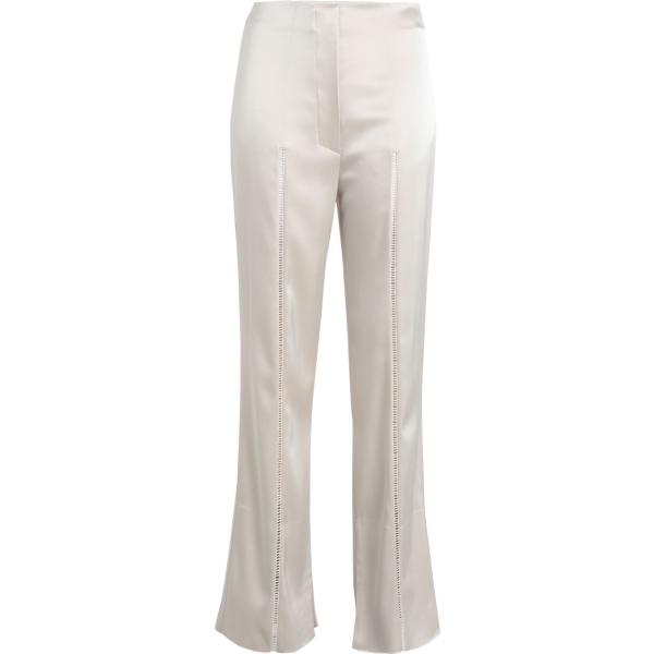 pantaloni Nanushka bianco tinta unita