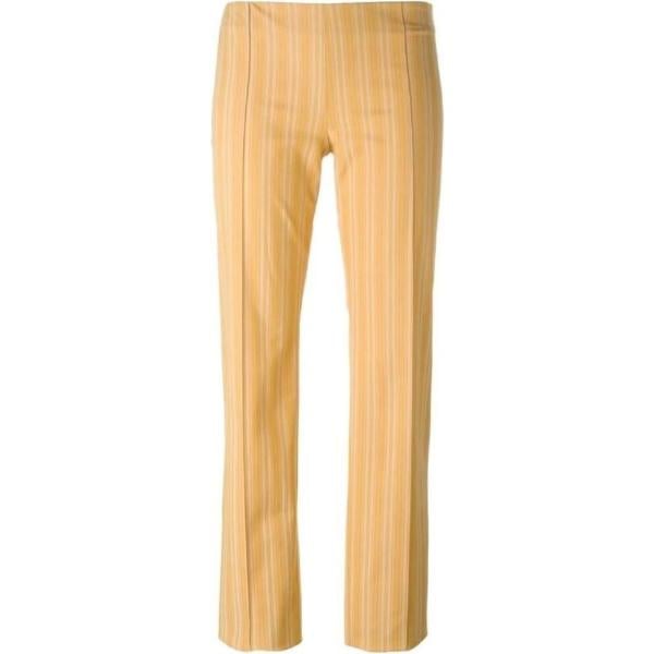 pantaloni Romeo Gigli arancione a righe