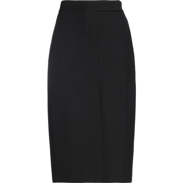 gonne longuette Rue Du Bac nero tinta unita