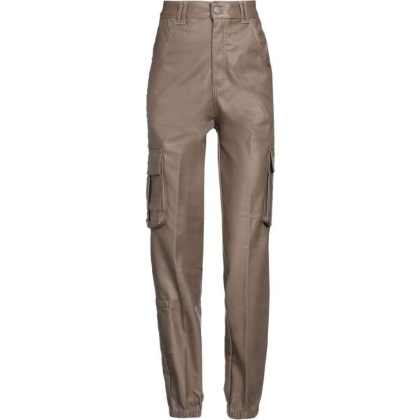 pantaloni cargo Federica Tosi verde tinta unita