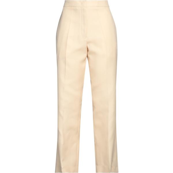 pantaloni Jil Sander marrone tinta unita