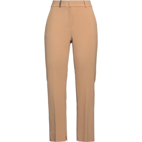 pantaloni Peserico marrone tinta unita