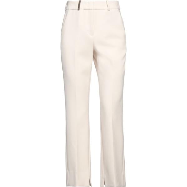 pantaloni Peserico bianco tinta unita