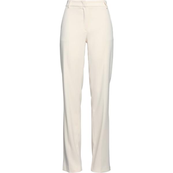 pantaloni Anna Molinari Blumarine bianco tinta unita