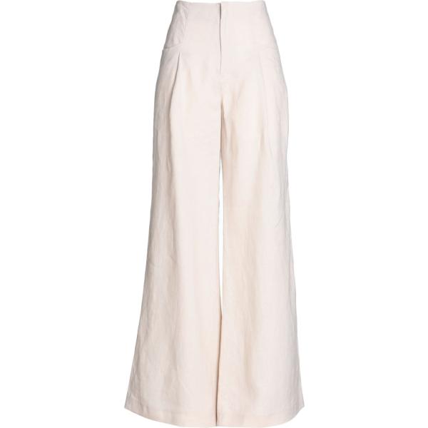 pantaloni Nineminutes rosa tinta unita