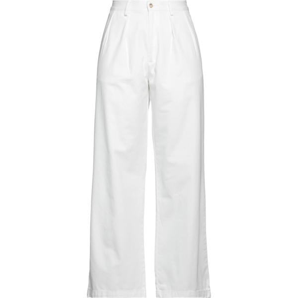 pantaloni Denimist bianco tinta unita