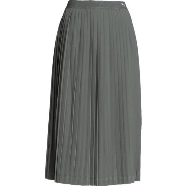 gonne longuette Puma verde tinta unita