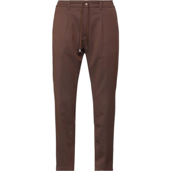 pantaloni Cruna marrone tinta unita