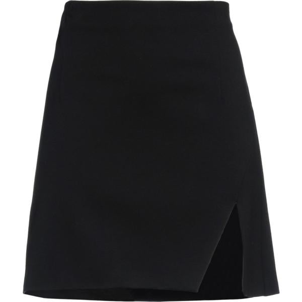 minigonne Pinko nero tinta unita